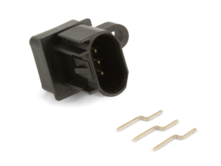 Plastic injection over molding brass